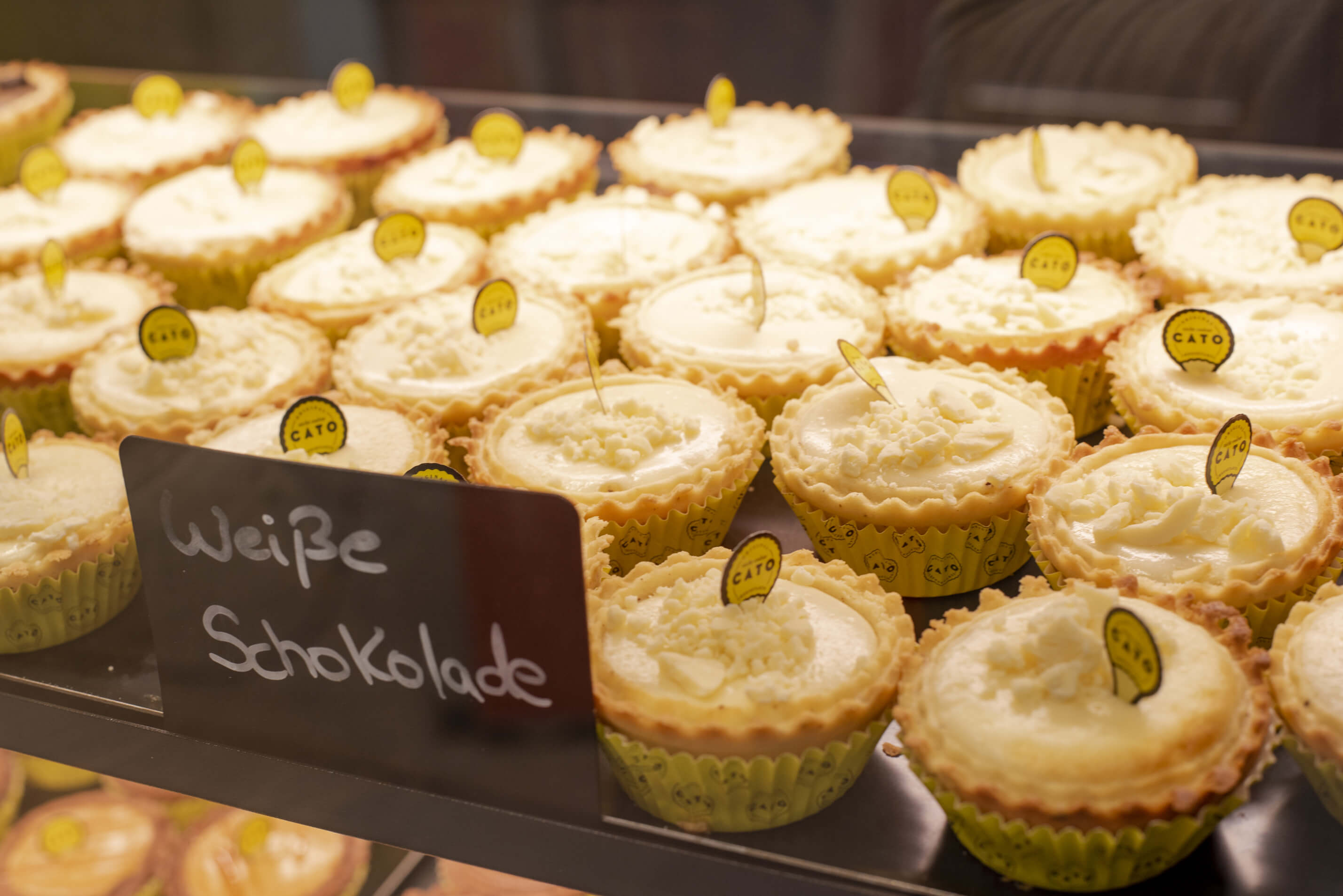 cato cheesetarts weiße schokolade tarts